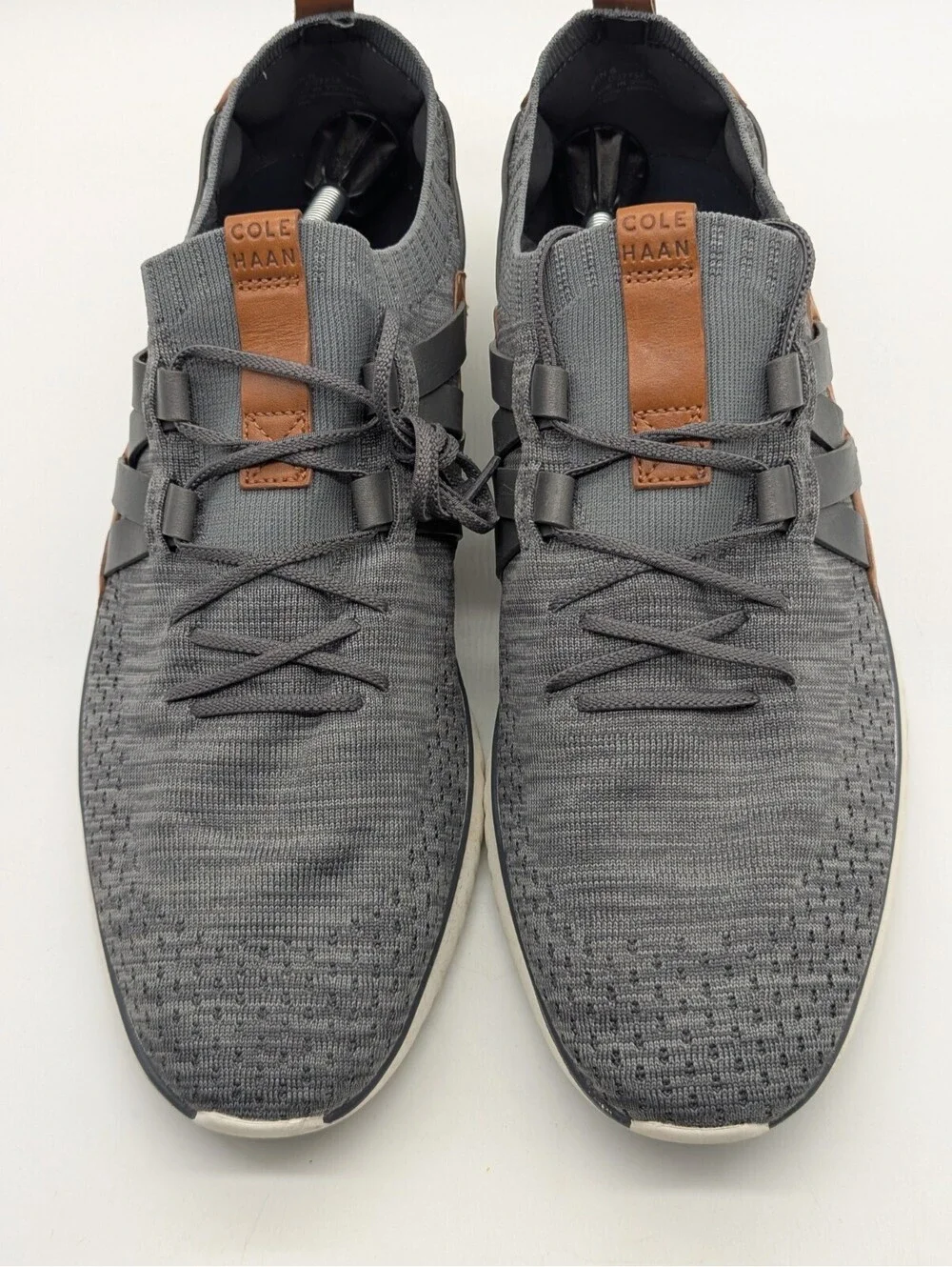 Cole Haan GrandMotion Stitchlite Men's Size 14 M Gray Woven Shoes Casual C27734